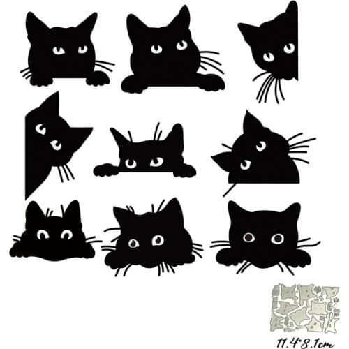 Animal Metal Cutting Dies Craft Die Cut For Diy Cat Set Scrapbooking photo album Card Making Decoration Supplies