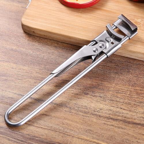 Multifunctional Stainless Steel Can Opener Kitchen Tools Beer Bottle Effortless Jar Opener Kitchen Gadgets Accessories