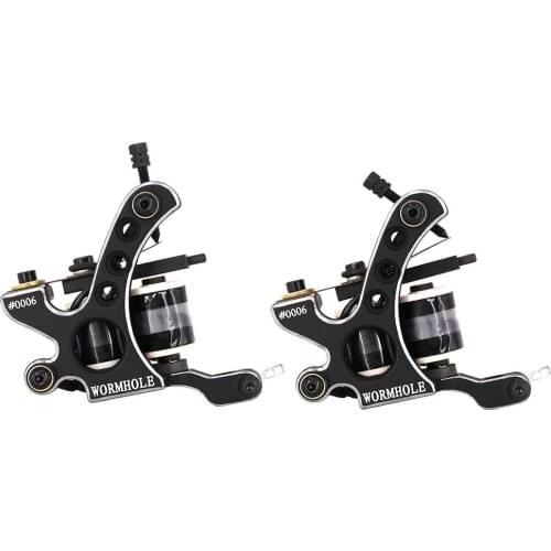 Beginner Tattoo Machine Kits Full Set 2 Tattoo guns Power supply Pedals Tattoo Accessories supplies