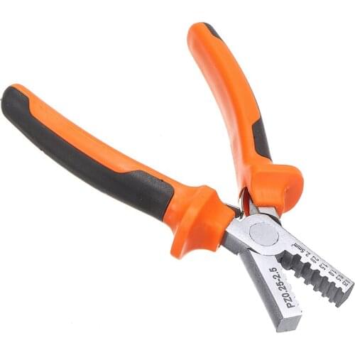 New 0.5-2.5mm2 Crimping Pliers Lashing Wire End Pliers Carbon Steel Small Crimping Plier For Cable End Sleeves Germany Style