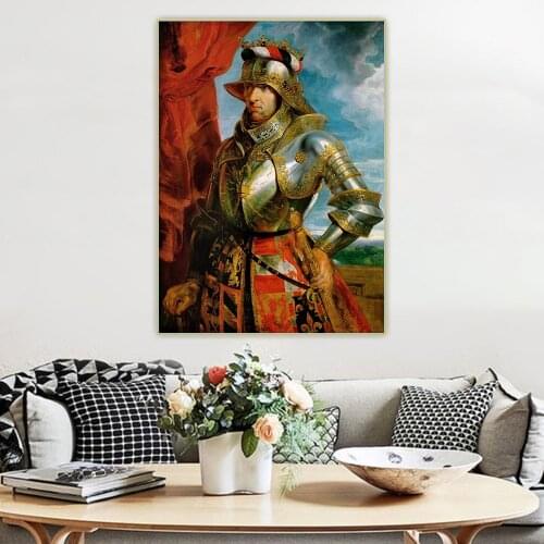 Peter Paul Rubens《Maximilian I, Holy Roman Emperor》Canvas Art Oil Painting Artwork Picture Wall Hanging Decor Home Decoration