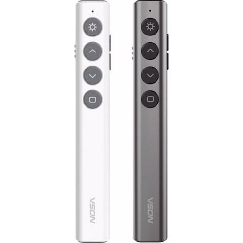 Presentation Clicker Wireless Presenter Pointer N35 RF 2.4GHz PPT Slide Advancer USB Remote Control Flip Pen Powerpoint 1PC