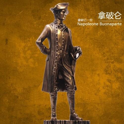 Retro European Figures Decorated Office Decor Retro Napoleon Sculpture Study Knight Armor Warriors Statuette Small Figure crafts