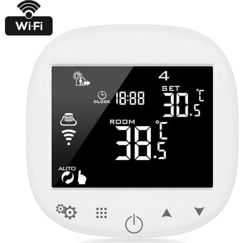 Room Heater Smart Temperature Controller Gas Boiler And Thermal Actuator WiFi Thermostat