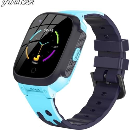 4G Kids Watches GPS WIFI Location Body Thermometer Waterproof Camera Video Call The Aged Tracker Smart Clock LT25 1pcs