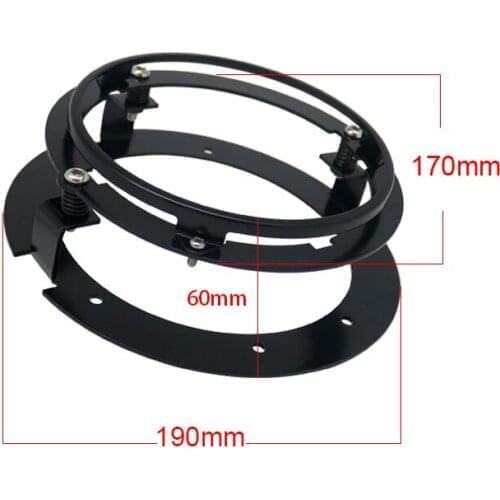 1pcs 5 3/4" 5.75 inch Headlight Bracket Kit /housing for Motorcycle for 5.75-Inch LED Headlight