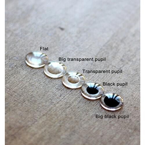 10 Pairs Blyth Doll Eyes Acrylic Pupil for Cutom Glass Toys Eyes Doll Accessories(5style eyes Chlips Available)