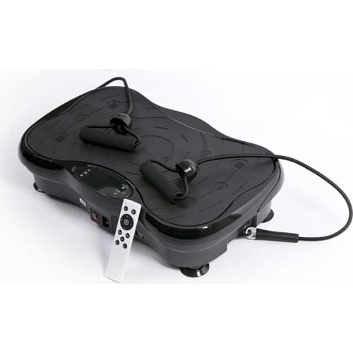 120Kg Digital Display Fitness Slim Vibration Machine Trainer Plate Platform Fat Burning Body Shaper With Resistance Bands 220V