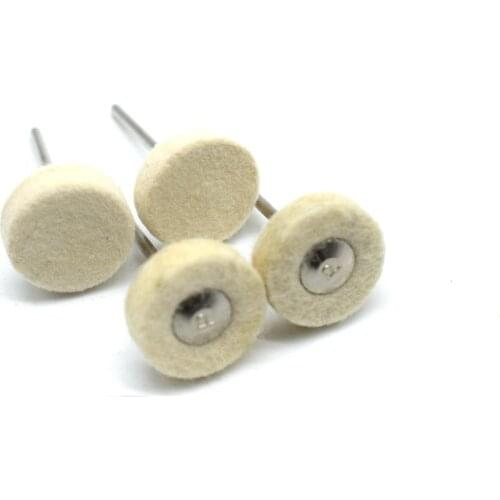 20PCS 22MM Wool Polishing Wheel 2.35MM Shank Jewelry Abrasive Tool