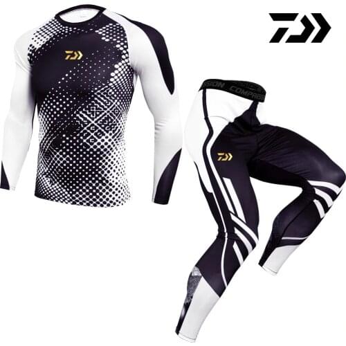 2020 Daiwa Outdoor Sports Fishing Clothes Sets Breathable Quick Dry Anti Uv Fishing Shirts Fishing Pants Summer Fishing Clothing