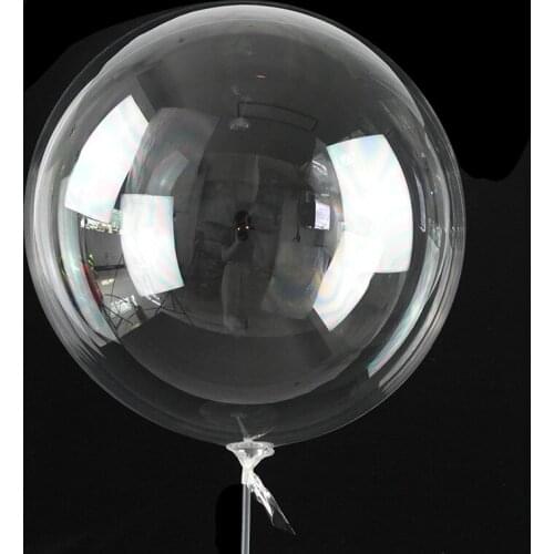 5pcs 18/20/24/36inch Transparent Bobo Bubble Ballons Wedding Birthday Party Supplies Baby Shower Decoration Clear Helium Balloon