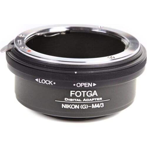 FOTGA Adapter Ring for Nikon G AF-S Lens to Micro 4/3 M4/3 Adapter for EP1 EP2 GF1 GF2 GH1 GH2 G1