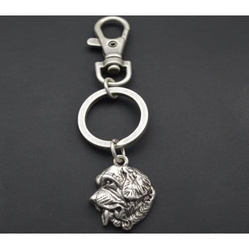 Animal Key chain Saint Bernard key chain small Lovely Pet key ring