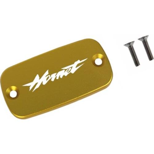 CNC Aluminum Motorcycle Brake Fluid Fuel Reservoir Tank Cover Cap FOR HONDA Hornet 600/CB600F 98-14 Hornet 900 02-06