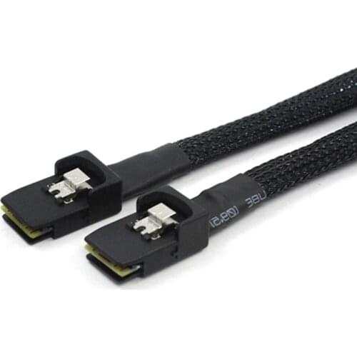 Cablecc SF-001-1M Internal SFF 8087 Mini SAS 36 Pin to Mini SAS SFF 8087 RAID Server Cable 70cm