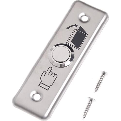 Stainless Steel Door Exit Push Release Button Switch for Access Control System