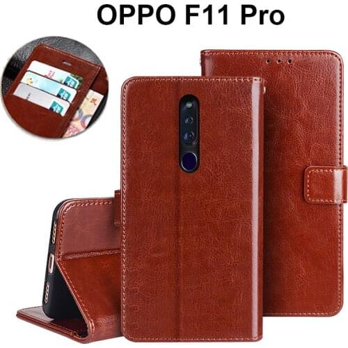 Leather Case For OPPO AX5S A5S Covers Oppo F11 Pro Realme 3 Pro Realme XLite Case Screen Protector Protective Film for OPPO F11