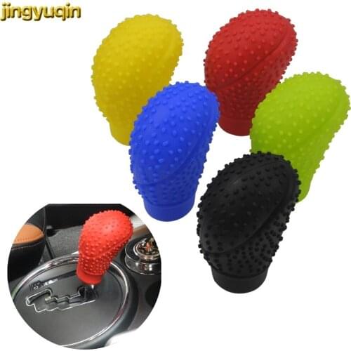 Colorful Popular Silicone Universal Long piece Gear 1 Shift Collars Car Cover Handbrake Grips for Car