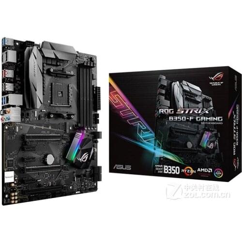 New for ASUS ROG STRIX B350-F GAMING motherboard Socket AM4 DDR4 USB3.0 SATA3 64GB desktop motherboard Free shipping
