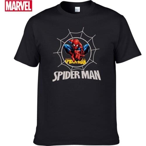 Marvel The Avengers spiderman t shirt Comfortable Breathable 100% cotton Fashion clothes for teens Summer oversize t-shirts #82