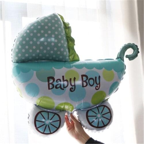 1pcs Medium Air Balloons Medium Balls Cars Stroller Children Baby Boy Baby Girl Inflatable Foil Balloons Birthday Decoration