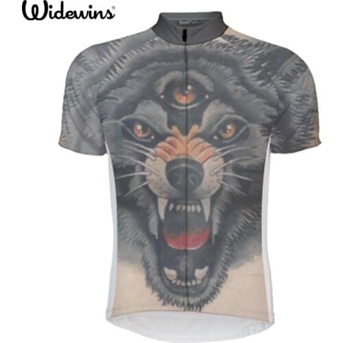 Skull Cycling Jersey Three eye wolf Summer Bike Shirt Tops Breathable Cycling Clothing Ropa Ciclismo MTB Bike Bicycle 5606
