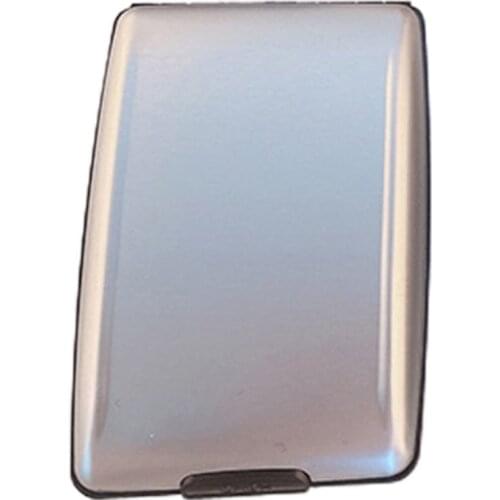 1 Pc Portable Aluminum Bank Card Holder Blocking Hard Case Wallet Solid Credit Card Anti-RFID Scanning Protect Card Holder