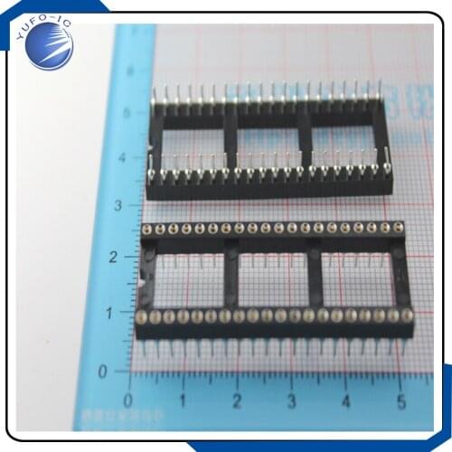 10PCS/LOT 40P round hole socket IC socket hole base chip base socket connector
