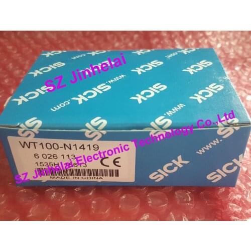 100% Authentic original WT100-N1419 (is WT100-N1412+Stent) SICK Photoelectric switch