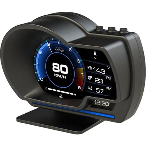 AP-6 OBD Refit Stopwatch Rotated In All Directions More Stable Information Function More Powerful (Black)