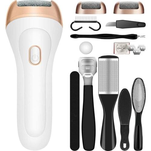 Electric Pedicure Hard Skin Remover Foot Care Rechargeable Callus Shaver Waterproof Pedicure Kit Professional Pedicure Feet File