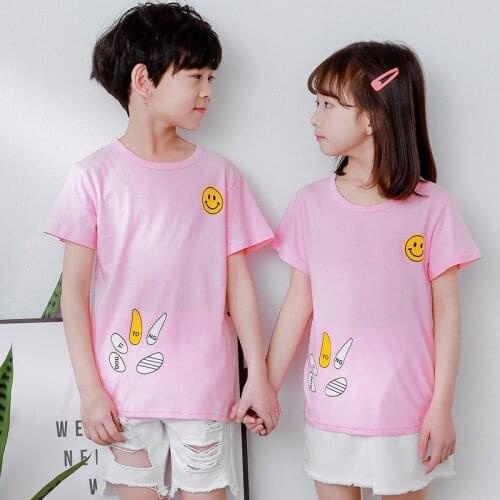 3-11Years Kids Top Clothes Cartoon Cute Baby Kids Boys T Shirt For Summer Cotton Infant Children Boys Girls Shorts Shirt Garment