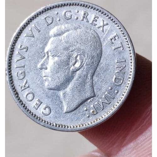 Canada 5 Cent 21mm Commonwealth Coins Old Original Coin Collectible Edition 100% Real Random Year