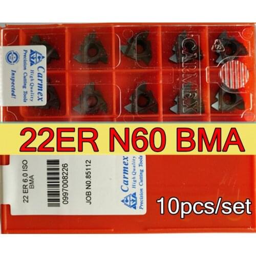 22ER N60 BMA 10pcs 50pcs Carmex carbide insert Processing: stainless steel alloy steel, etc