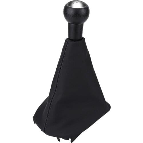 5 Speed Car Auto Gear Shift Knob Gaiter Boot Kit for PEUGEOT 307 308 607 608 CITROEN C3 C5