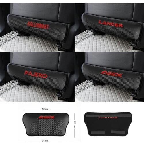 For Mitsubishi AXS Lancer Pajero Seat Back Covre Care Seat Anti-kick plate guard Protection Step Dirty Mat Anti Abrasion Pad