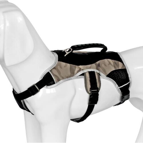 Quick Control Outdoor Training Pet Harness Nylon Reflective Adjustable Strong Chest Strap Dog Vest Harnesses For Large Dogs