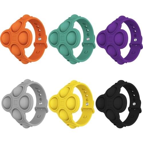 Wearable Fitget Toys Push Bubble Fidget Sensory Autism Special Needs Stress Reliever Adult Children Squishy Squeeze Toy