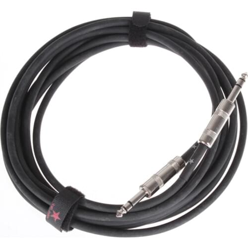 JOYO 15 Feet 6.3mm to 6.3mm Male Plug Shielded Stereo Instrument Guitar / Bass Cable Guitar & Accessories
