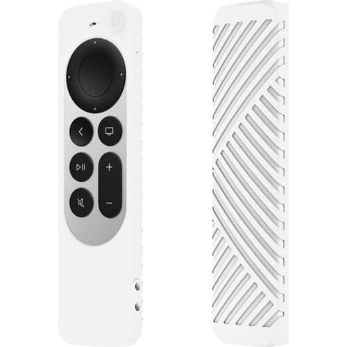 Silicone Remote Protective For Apple TV 4K Siri Remote Shell Anti-Slip Shockproof Shockproof Cover Silky-Soft Case Accessories