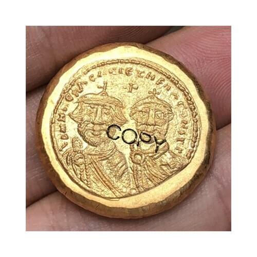 Byzantium Empire Solidus 626-629 copy coins 21MM