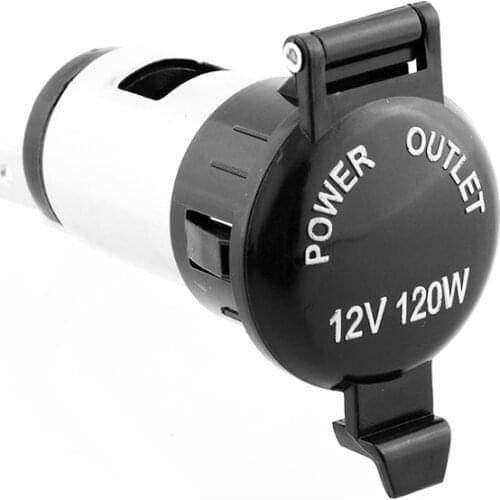 Waterproof Car Auto Motorcycle Cigarette Lighter Socket 12V 120W Auto Power Plug For Motorcycles Boats Mowers Tractors Cars
