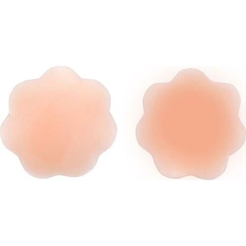 Women Reusable Nipple Pasties Self Adhesive Nipple Cover Invisible Breast Sticker Silicone Boob Tape Bra Pads Accessories