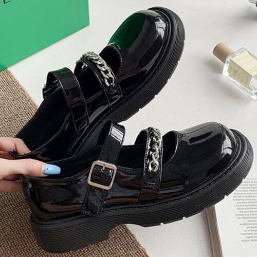 Big Size New 2021 Women Mary Janes Round Toe Flats Shoes Female Spring Autumn Lolita Style Casual Shoes Ladies Flats Sneakers