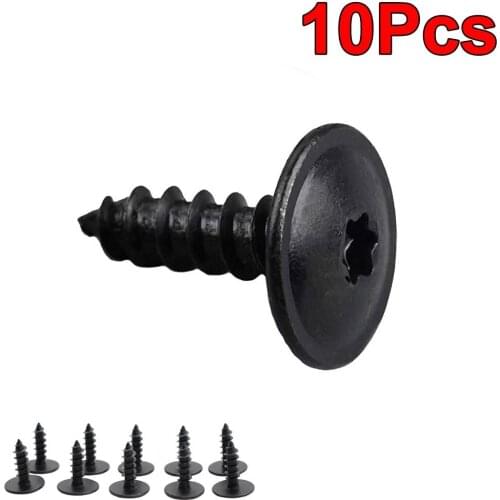 10pcs/lot Engine Cover Undertray Splashguard Wheel Arch Torx Screw Fastener Clips Universal For VW for Audi 4.8x16mm Clips