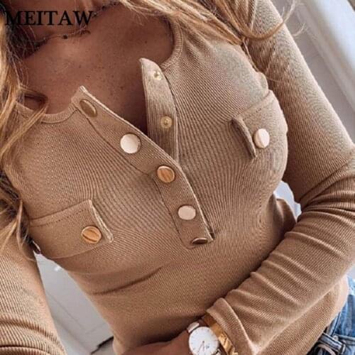 2020 Sexy Deep V Neck Women Blouse Shirts Ladies Long Sleeve Button Casual Tops Female Button Autumn Spring Plus Size 5XL Pullov