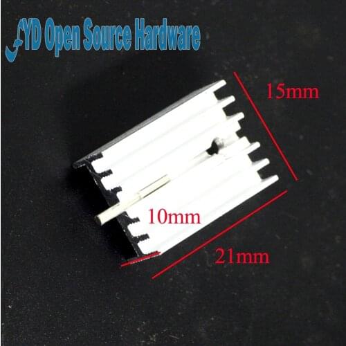5pcs Heat sink 21*15*10MM (with pin) TO-220 transistor and other special high-quality radiator