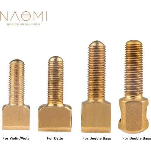 NAOMI 50pcs/1set Brass Bow Eyelets 3mm/3.86mm Diameter Standard Shank For Violin/Viola/Cello/Double Bass Bow Luthier
