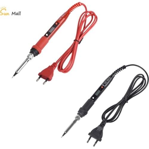 80W LCD Temperature Adjustable Electric Soldering Iron Thermostatic Soldering Iron 110/220V Soldering Iron Set Tools