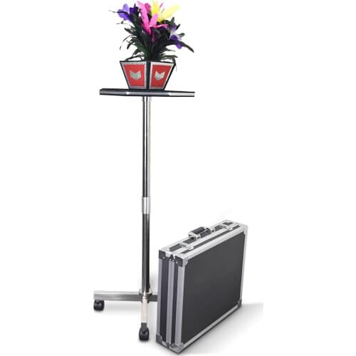 Vanishing Bouquet And Vase Magic Tricks For Professional Magician Stage Flower Disappearing Table Illusion Mentalism Funny